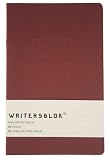 Writersblok Bamboo Medium Notebook, Ruled, Pack of 2, 5.5 x 8.25-Inches (WBB801)