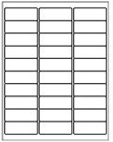 Avery® Compatible 5160 Size Address Labels. Ink Jet and Laser Guaranteed. Made in the US! (10 Sheets)