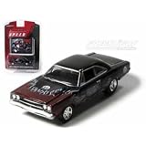 1968 Plymouth Road Runner Hemi 1 64 Black w Flames by Collectable Diecast