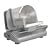 Electric metall Food slicer - Meat slicer - 100 watts - 19 cm blade