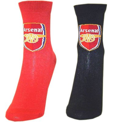 Arsenal FC. Childrens Socks 2 Pack / Size 9-12