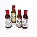 BBQ Sauce Sampler Set By Pig of the Month - 4-Count Barbecue Sauce Variety Pack - All-Delicious BBQ Sauces - All-Natural Gluten-Free, Preservatives-Free - Fun BBQ Sauce Packets - Gift Sets for Foodies