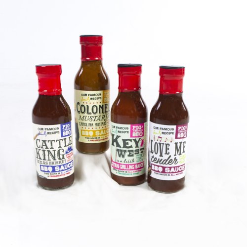 Presentation Winning BBQ Sauce Sampler Gift Kit