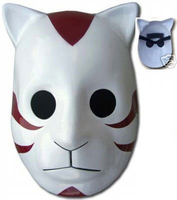 Naruto Costume Accessory - Cosplay Anbu (Dark Troop) Cat Mask