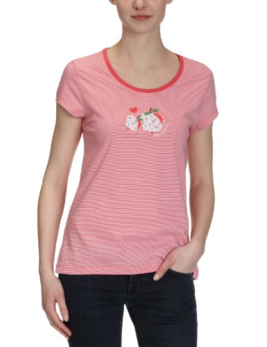 Adelheid Damen T-Shirt 11120351632 / Zum Anbeissen Leibchen kurzer Arm, Gr. 44 (XXL), Rot  Preisvergleich