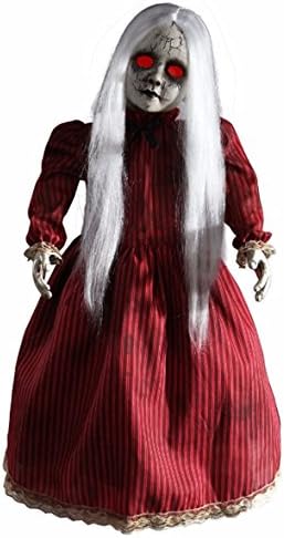 Red Antique Doll Animatronics Haunted Doll 2.5 ft