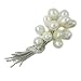 Antique White Gold Pearl and Diamond Brooch