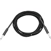 Musician's Gear 1/4-Inch 10-Foot Braided Instrument Cable - Black
