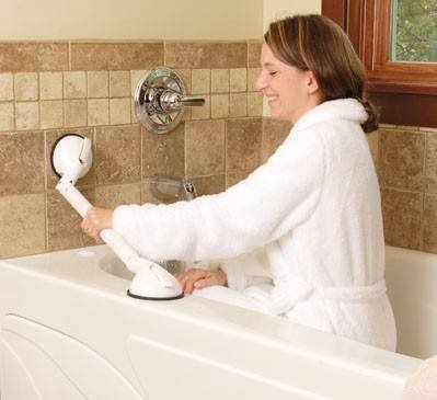 PORTABLE GRAB BAR - TELESCOPING PIVOT GRIP - Medium