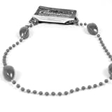 Football Beads - Silver(single String)