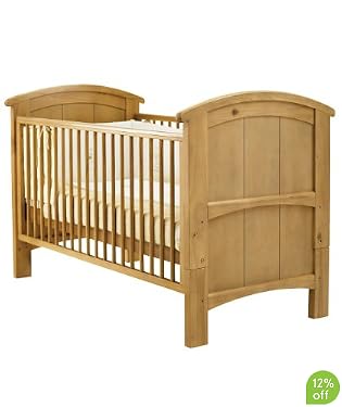  hogarth 3 in 1 cot bed - light country pine