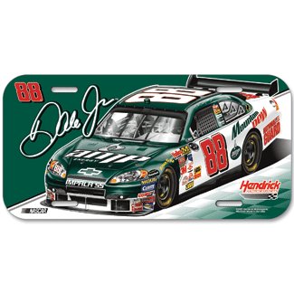 #88 Dale Earnhardt Jr Amp Vinyl License Plate w/Car