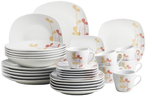 Domestic 924223 Kombiservice 30-teilig Camilla mit je 6 Tassen, Untertassen, Dessertteller Preisvergleich