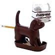 Dog End Pencil Sharpener - Brown