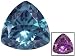 Jewelry : MIN 3.50CT 11X11MM TRILLION RUSSIAN LAB ALEXANDRITE