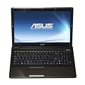 Asus X52JT-SX013V 39,6 cm (15,6 Zoll) Notebook (Intel Core i7 740QM, 1,7GHz, 4GB RAM, 500GB HDD, ATI HD 6370M, Win7 HP, DVD) braun