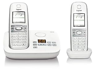 gigaset mit 2 mobilteilen und anrufbeantworter