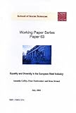 Equality and diversity in the European steel industry