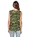 Meilaier Womens Casual Stretch Camo Shirts Camouflage Tank Tops
