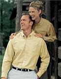 Premium Quality Ladies Classic Echo Long Sleeve Oxford Dress Shirt - Butter