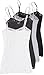 4 Pack Zenana Women's Lace Trim Tanks