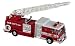 Lights & Sounds Fire Truck Pullback - Red