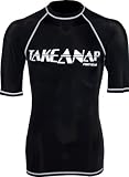 Take A Nap Logo Black MMA Rash Guard (Size=L)
