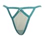 Mamia Sexy Sheer Lowrise Sheer Lace G string Thong Panty, Medium, Orange
