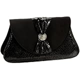 J.Renee Angela Reptile-Print Clutch