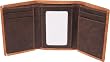 Milano Trifold Wallet, Tan/Brown
