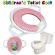 Children's Red Potty Training Toilet Seat with Handles - Home and Garden > Bath