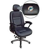 NFL Miami Dolphins Leather Office Chair