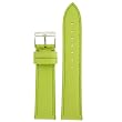 Genuine Leather Watch Band Pearl Finish Lime 18mm