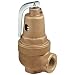 Apollo Valve 10-600 Series Bronze Safety Relief Valve, ASME Hot Water, 125 psi Set Pressure, 1" NPT Female