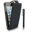 New Apple iPod Touch 5th Generation Flip Case Cover Stand & Stylus Pen Black