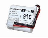 Uniross BC103510 2.4V 2 x 2/3AA Cordless Telephone Battery 91C