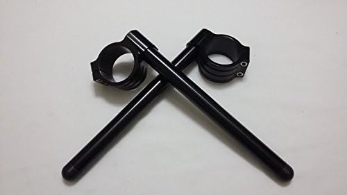 Clip-on 50mm Motorcycle Black Handlebars For Kawasaki Ninja ZX-6R/RR/ZX-636 (2003-2008) ZX-10R (2004-2010) ZX-14/ZX-1400 (2006-2010) ZX-1000 (2004-2010)