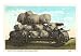 Giant Potatoes on Cart, Caribou, Maine Art Poster Print, 18x13