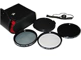 58mm New Lens FILTER KIT C-PL/CPL/UV/ND4 cap ND pro-set
