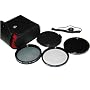 Bower 58MM Digital Hi Resolution UV Cpl ND4 Filter Set f/ Digital and Video Cameras - Bower VFK58C