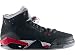 JORDAN RARE AIR (GS) BIG KIDS 407572-001 (6, BLACK/VARSITY RED-CEMENT GREY)