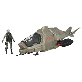 GI Joe Movie Bravo Vehicle Cobra Gunship with Firefly V1
