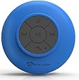 Stalion SS-SHWR-BTBLU Waterproof Bluetooth Portable Audio System (Cyan Blue)