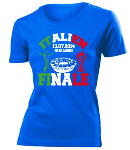 ITALIEN FAN SHIRT – RIO DE JANEIRO FINALE 13.07.2014 3352(F-B) Gr. S