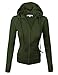 makeitmint Women's Basic Light Weight Zip Up Hoodie Jacket [S-3XL]