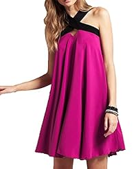 Sexy Polyester/Spandex Sleeveless Summer Flared-Skirt Bandage Dress/Club Dress/Party Dress/Mini Dress 