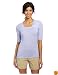 Exofficio Women's Exo Dri Lattice Square Neck Top, Light Lavender, X-Small