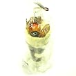 Gift Wrapped 2 Tone Marble Parfait Icecream Sundae Dessert 2 Hand Towels Wash Cloth Home Set Chocolate and Vanilla colors with Cherry Magnet