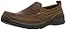 Skechers Men's Superior Gains Loafer, Dark Brown, 7.5 M US