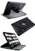 HHI Motorola Xoom Multi Angle 360 Stand Up Case Cover - Black (Package include a HandHelditems Sketch Stylus Pen)